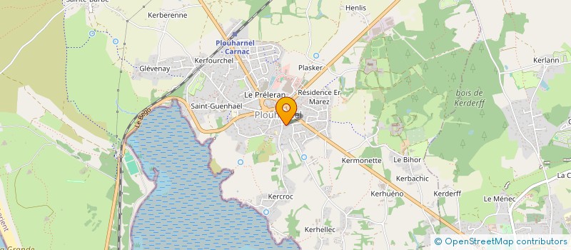 localisation de l'entreprise EURL LA ROSE TREMIERE  PLOUHARNEL