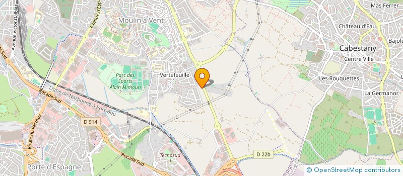 localisation de l'entreprise EURL LA ROUTE DES PLAGES  PERPIGNAN