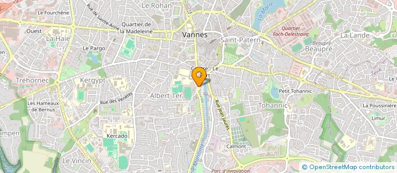 localisation de l'entreprise EURL LA SALADIERE  VANNES