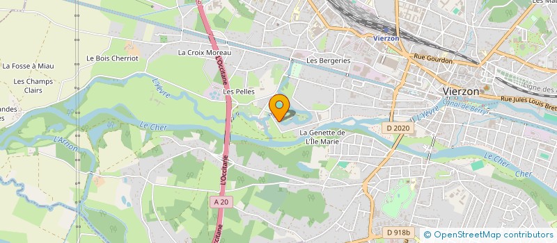 localisation de l'entreprise EURL LA SOMMELIERE  VIERZON