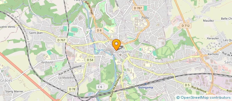 localisation de l'entreprise EURL LA SUITE à GUINGAMP