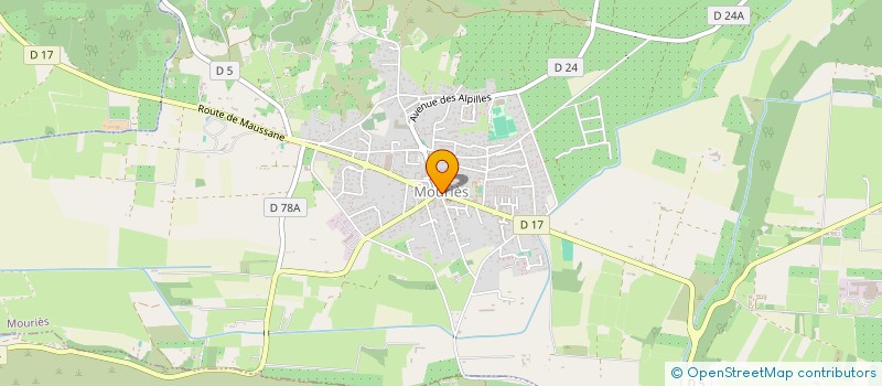 localisation de l'entreprise EURL LA TREILLE PROVENCALE à MOURIES