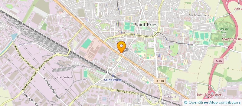 localisation de l'entreprise EURL LA TRIBU DES SAVEURS  SAINT-PRIEST