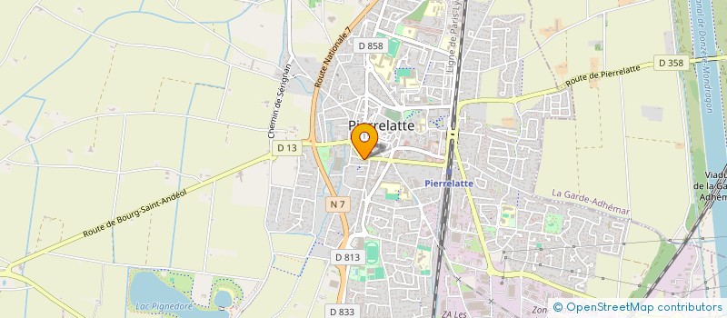 localisation de l'entreprise EURL LA VALSE DES EPIS à PIERRELATTE