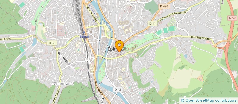 localisation de l'entreprise EURL LA VOUTE à EPINAL
