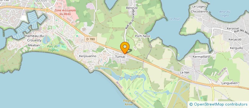 localisation de l'entreprise EURL LABARRE BERNARD à ARZON