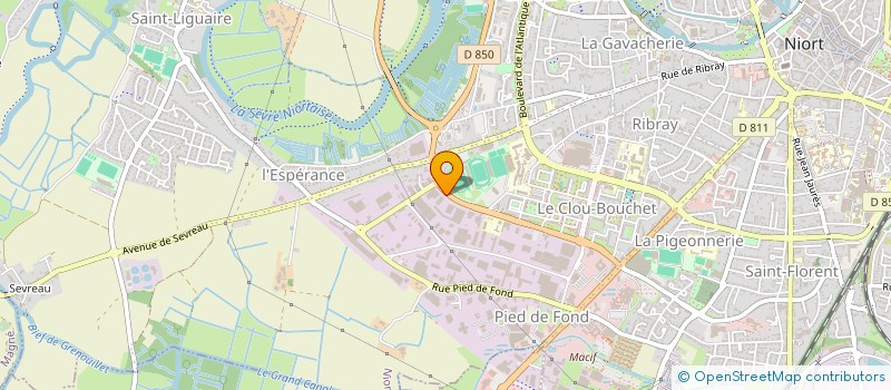 localisation de l'entreprise EURL LABBE à NIORT