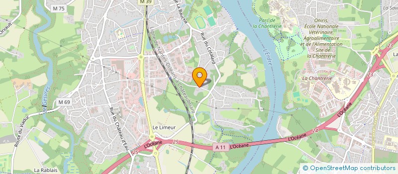 localisation de l'entreprise EURL LABC RESTAURATION-TRAITEUR à LA CHAPELLE-SUR-ERDRE