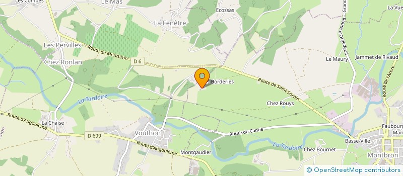 localisation de l'entreprise EURL LABEL BRUNE PROD à MONTBRON