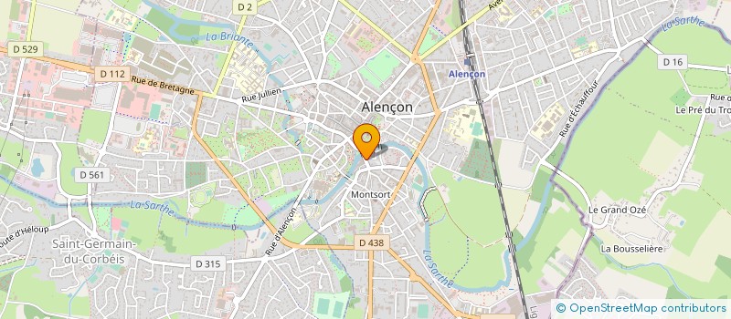 localisation de l'entreprise EURL LABLANCHE COURTAGE à ALENCON