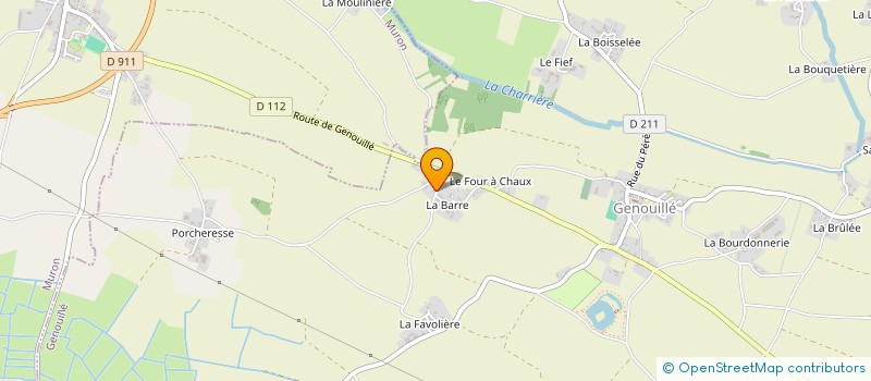 localisation de l'entreprise EURL LACHAIZE  GENOUILLE