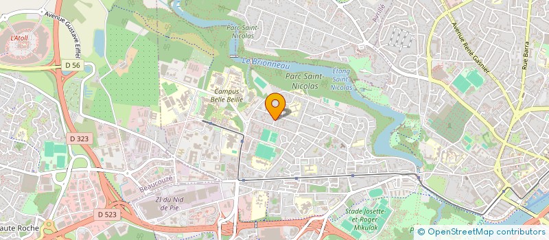 localisation de l'entreprise EURL LACHGUER à ANGERS