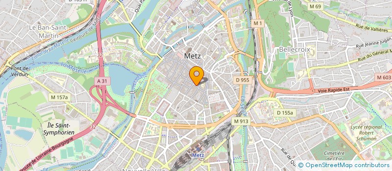 localisation de l'entreprise EURL LACOGNATA  METZ