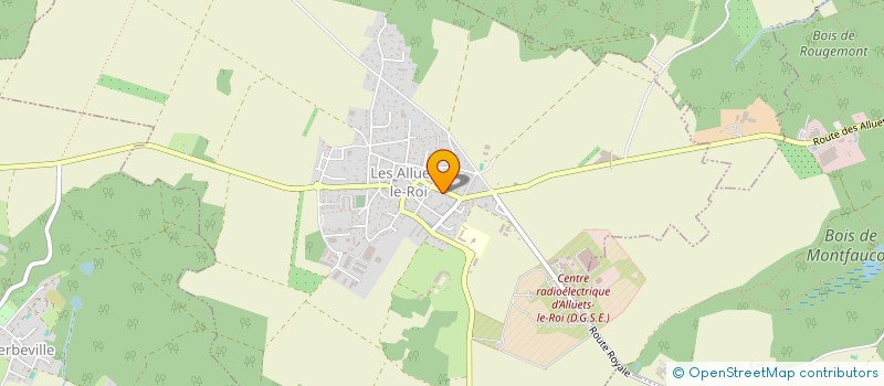 localisation de l'entreprise EURL LACONTAL PLOMBERIE CHAUFFAGE  LES ALLUETS-LE-ROI