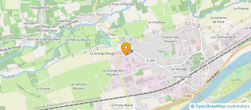 localisation de l'entreprise EURL LACOURT  NAZELLES-NEGRON