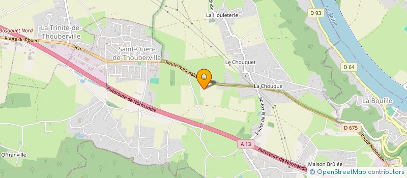 localisation de l'entreprise EURL LAFAYE à CAUMONT