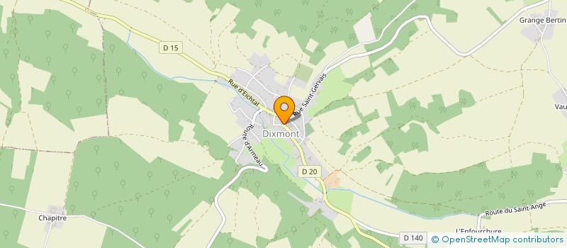 localisation de l'entreprise EURL LAGES CLEMENT  DIXMONT