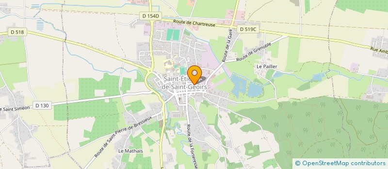 localisation de l'entreprise EURL LAJI PLATRE  SAINT-ETIENNE-DE-SAINT-GEOIRS