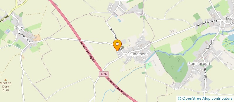 localisation de l'entreprise EURL LALAIN  SAUDEMONT