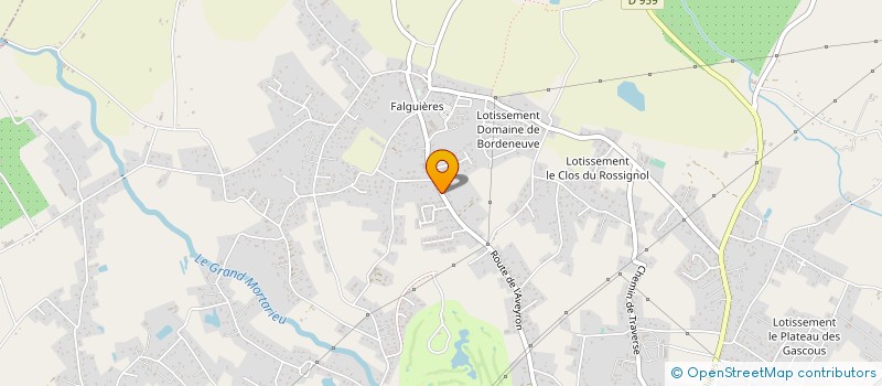 localisation de l'entreprise EURL LALANDE  MONTAUBAN