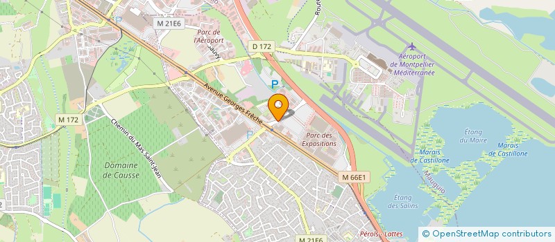 localisation de l'entreprise EURL LAMAN  PEROLS