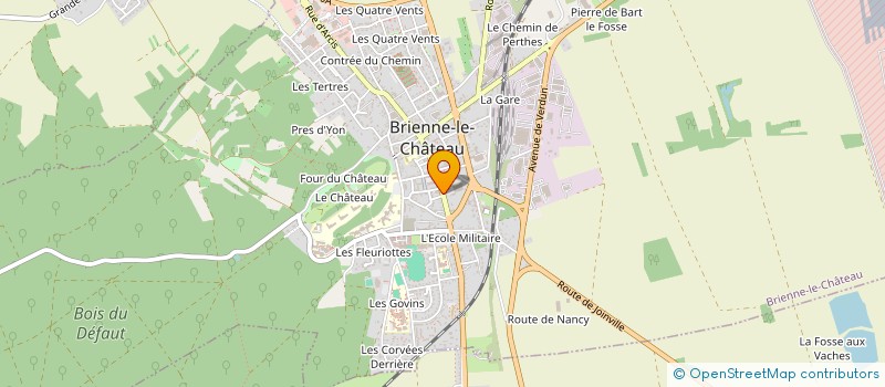 localisation de l'entreprise EURL LAMBERT  BRIENNE-LE-CHATEAU