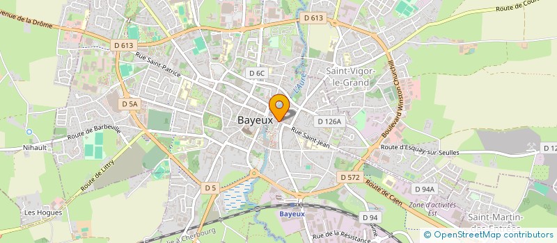 localisation de l'entreprise EURL LAMBERT à BAYEUX