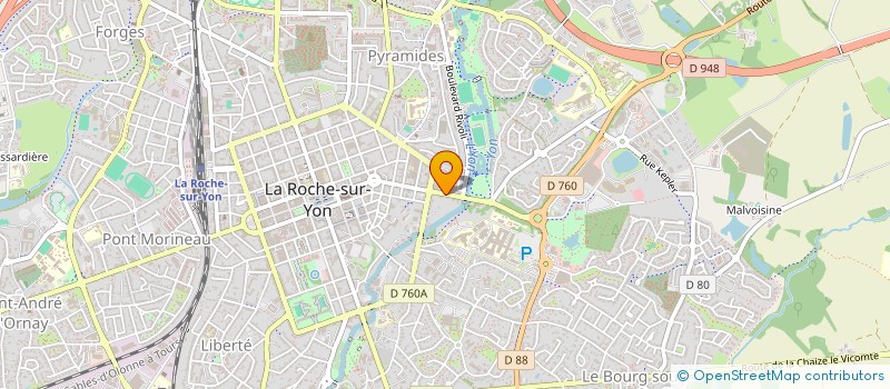 localisation de l'entreprise EURL LAMBERT AURORE à LA ROCHE-SUR-YON