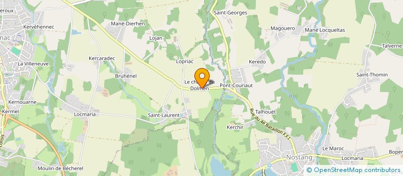 localisation de l'entreprise EURL LANDAIS THIERRY  KERVIGNAC