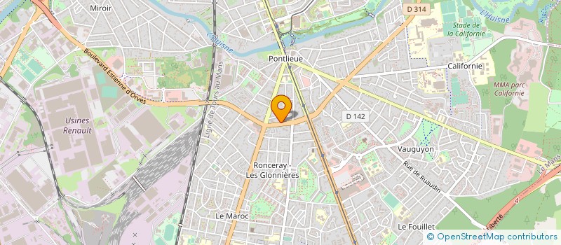 localisation de l'entreprise EURL LANOE GUILLEMENT à LE MANS