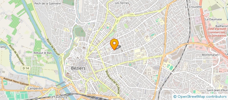 localisation de l'entreprise EURL LAPETINA à BEZIERS