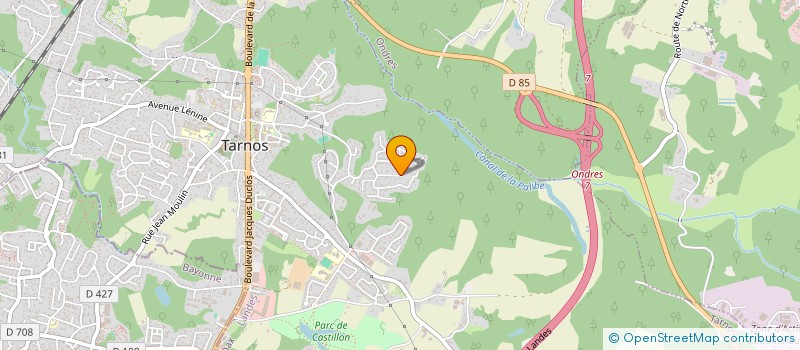 localisation de l'entreprise EURL LARRAN CHRISTEL  TARNOS