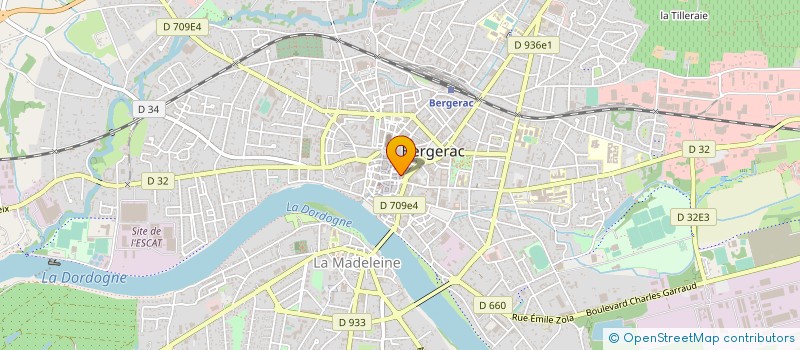 localisation de l'entreprise EURL LASCAP à BERGERAC