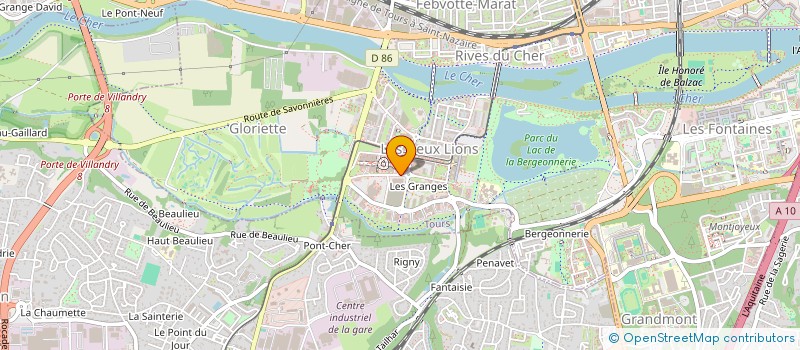 localisation de l'entreprise EURL LASER GAME 37  TOURS