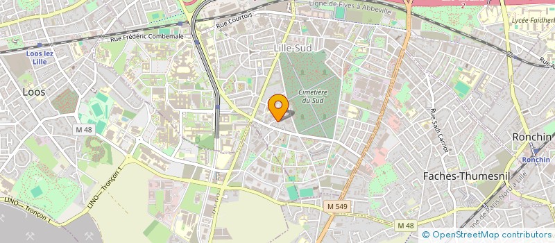 localisation de l'entreprise EURL LASSALLE SERVICES à LILLE