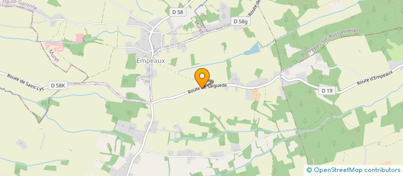 localisation de l'entreprise EURL LASSEGUETTE MICHEL à SAINT-THOMAS
