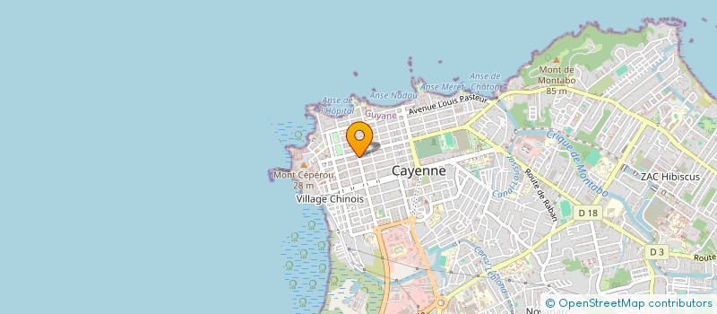 localisation de l'entreprise EURL LAUCEL  CAYENNE