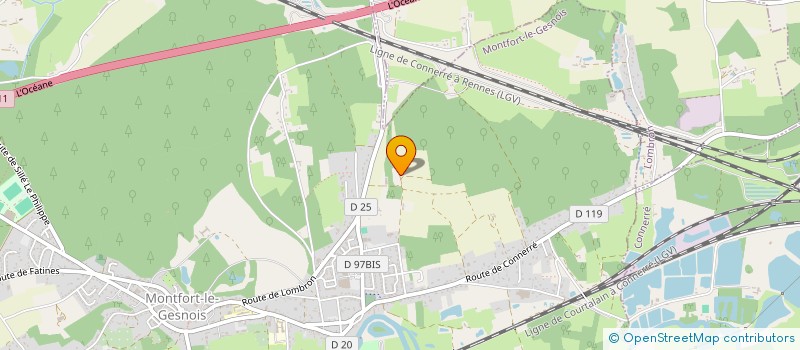 localisation de l'entreprise EURL LAUNAY ROMAIN  LOMBRON