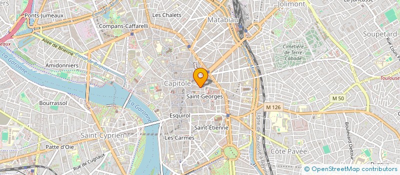 localisation de l'entreprise EURL LAURE COIFFURE à TOULOUSE