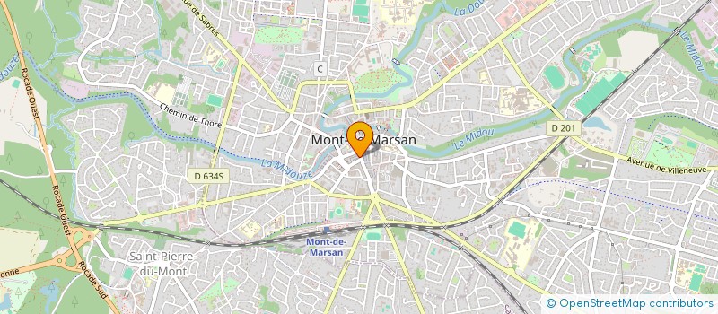 localisation de l'entreprise EURL LAURENT  MONT-DE-MARSAN