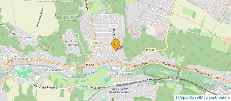 localisation de l'entreprise EURL LAURENT BESNARD PARCS ET JARDINS  SAINT-REMY-LES-CHEVREUSE