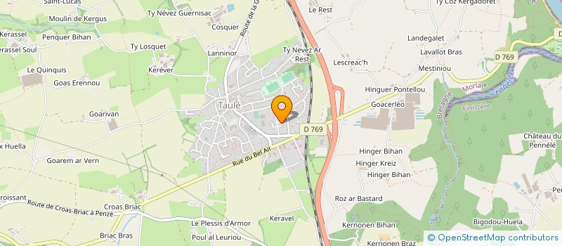 localisation de l'entreprise EURL LAURENT JACQ  TAULE