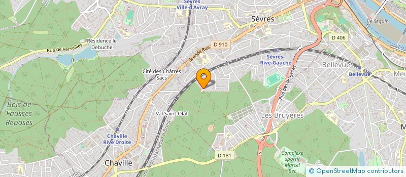 localisation de l'entreprise EURL LAURENT LAFFITTE à SEVRES