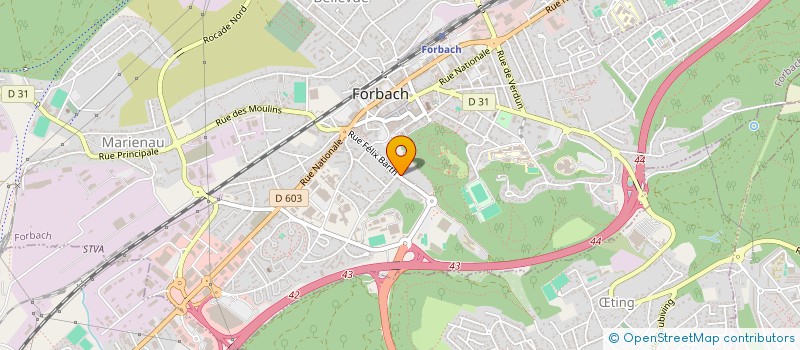localisation de l'entreprise EURL LAURENT SCHILLO  FORBACH