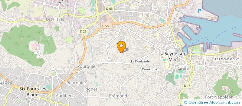 localisation de l'entreprise EURL LAURENT TANGUY à LA SEYNE-SUR-MER