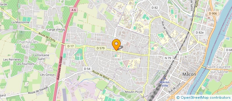 localisation de l'entreprise EURL LAURENT VOISIN à CHARNAY-LES-MACON