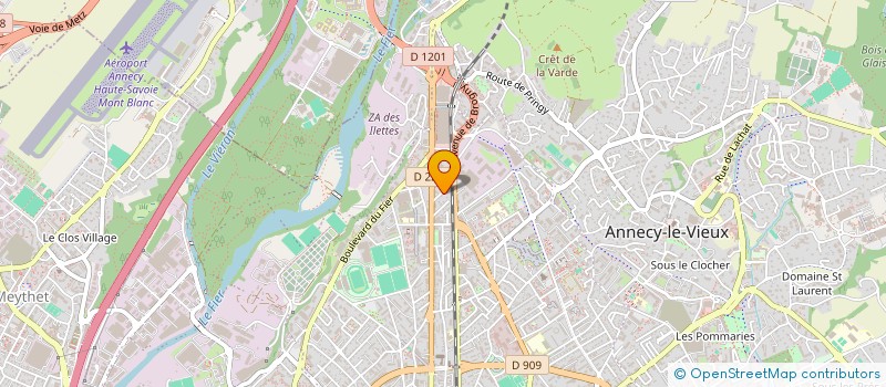 localisation de l'entreprise EURL LAURETI JEAN PIERRE  ANNECY