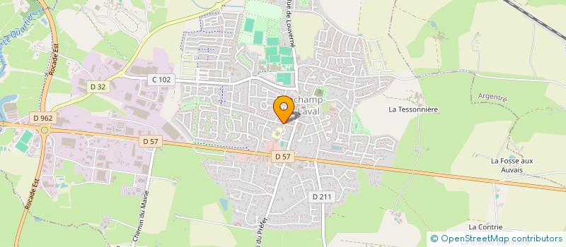 localisation de l'entreprise EURL LAVANDIER à BONCHAMP-LES-LAVAL