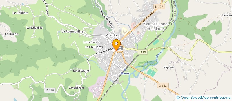 localisation de l'entreprise EURL LAVIGNE - PRADIER à MAURS
