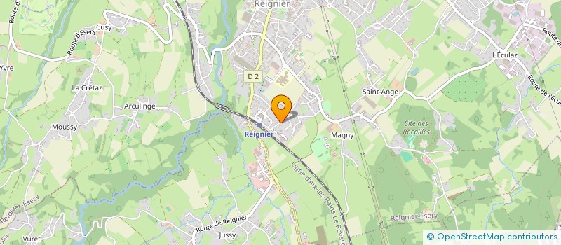 localisation de l'entreprise EURL LAVY LAURENT à REIGNIER-ESERY